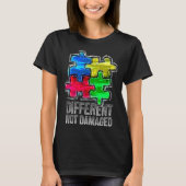 Autism Acceptance Different Not Damaged Tシャツ (正面)