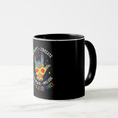 Autism Acceptance ILY Hand Sign – Neurodiversity  マグカップ (正面右)