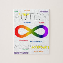 Autism Acceptance infinity dots Puzzle ジグソーパズル