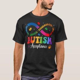 Autism Acceptance Infinity Symbol Advocate Educate Tシャツ