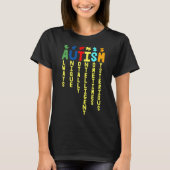 Autism Always Unique Totally Autism Awareness Day Tシャツ (正面)