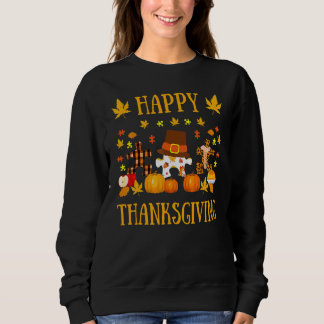 Autism Asd Awareness Puzzle Piece Autumn Happy Tha スウェットシャツ