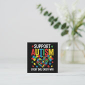 Autism awareness エンクロージャーカード (スタンド正面)