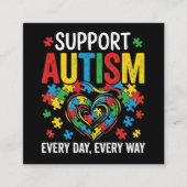 Autism awareness エンクロージャーカード (正面)