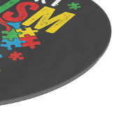 Autism awareness カッティングボード (角)