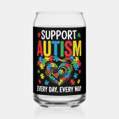 Autism awareness ガラス缶 (正面)