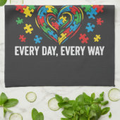 Autism awareness キッチンタオル (折り畳み)