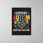 Autism awareness キャンバスプリント (正面)