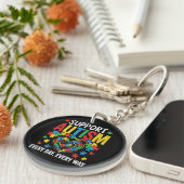 Autism awareness キーホルダー (正面右)