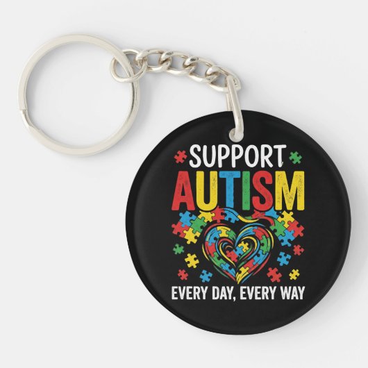 Autism awareness キーホルダー (正面)
