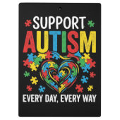 Autism awareness クリップボード (裏面)