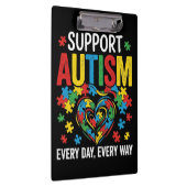 Autism awareness クリップボード (右)