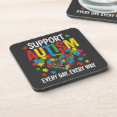 Autism awareness コースター (左側)