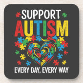 Autism awareness コースター (正面)