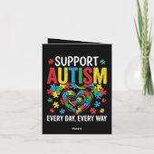 Autism awareness シーズンカード (裏面)