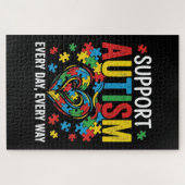 Autism awareness ジグソーパズル (横)