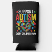 Autism awareness スリム缶クーラー (正面)