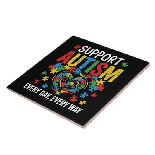 Autism awareness タイル (側面)