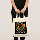 Autism awareness トートバッグ (正面(商品))