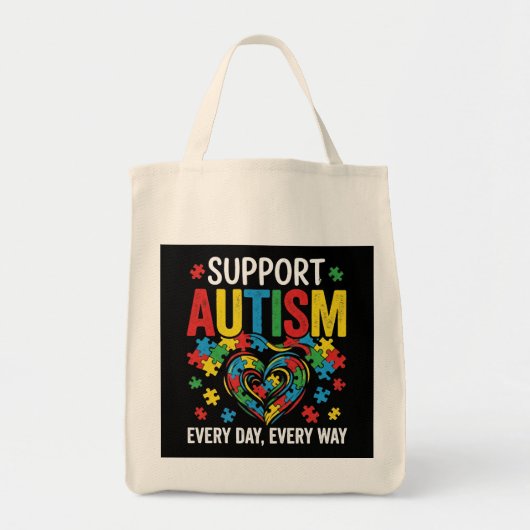 Autism awareness トートバッグ (正面)