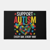 Autism awareness ドアマット (正面)