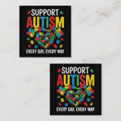 Autism awareness ノートカード (正面/裏面)