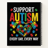 Autism awareness ノートブック (裏面)