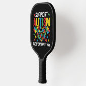 Autism awareness ピックルボールラケット (左)