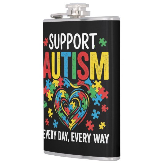 Autism awareness フラスク (左)