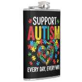 Autism awareness フラスク (右)