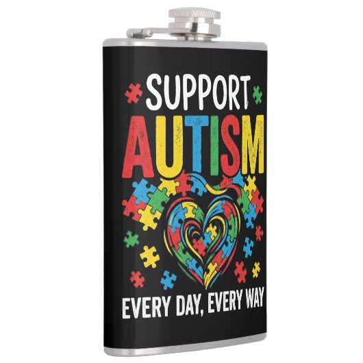 Autism awareness フラスク (右)