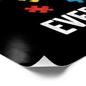 Autism awareness ポスター (コーナー)