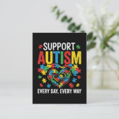 Autism awareness ポストカード (スタンド正面)