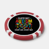 Autism awareness ポーカーチップ (シングル)