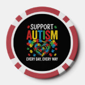 Autism awareness ポーカーチップ (裏面)
