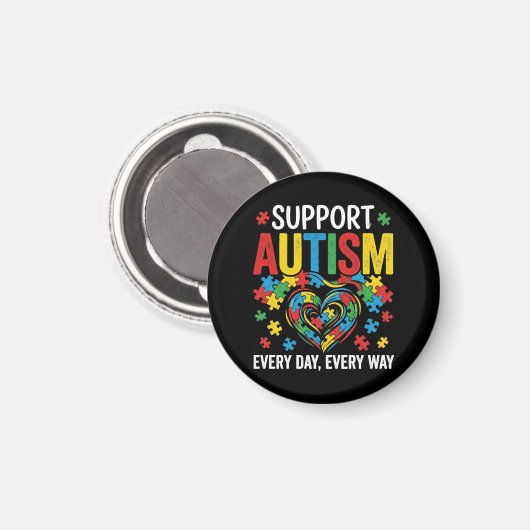 Autism awareness マグネット (正面/裏面)