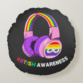 Autism Awareness ラウンドクッション