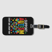 Autism awareness ラゲッジタグ (正面横)