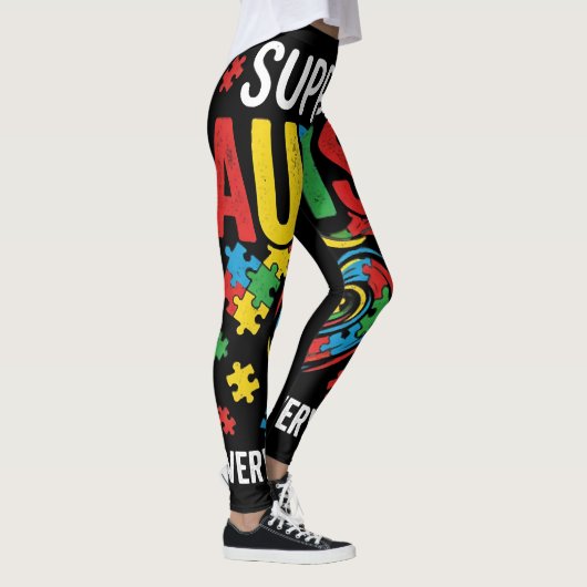Autism awareness レギンス (右)