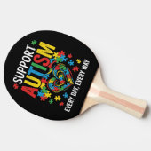 Autism awareness 卓球ラケット (横)