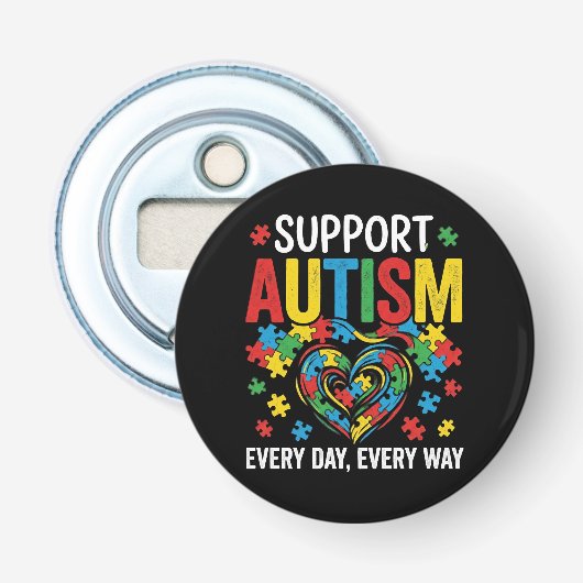 Autism awareness 栓抜き (正面)