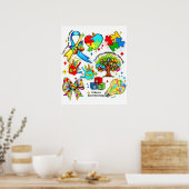 autism awareness 11-0 ポスター (キッチン)