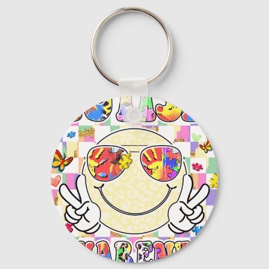 autism awareness (5 キーホルダー (正面)