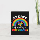 Autism Awareness 67 Days Of Making A Difference 6  カード (正面)