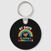 Autism Awareness 67 Days Of Making A Difference 6  キーホルダー (正面)