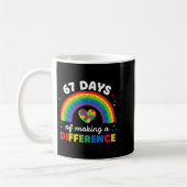 Autism Awareness 67 Days Of Making A Difference 6  コーヒーマグカップ (左)