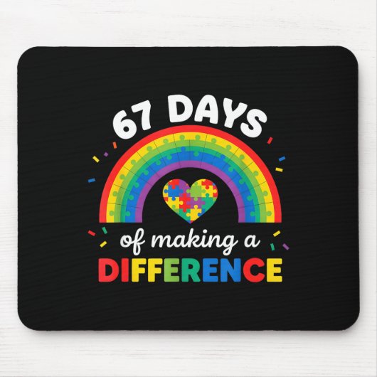 Autism Awareness 67 Days Of Making A Difference 6  マウスパッド (正面)
