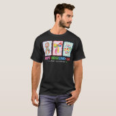 Autism Awareness Accept Understand Love Ribbon Puz Tシャツ (正面フル)