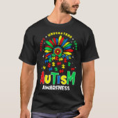 Autism Awareness Accept Understand Love Support Au Tシャツ (正面)