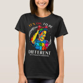 Autism Awareness Acceptance Rosie Its Ok To Be Dif Tシャツ (正面)